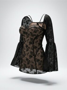 soleil sequin mini dress - brown Flamenco Sequin Mini Dress main image 1